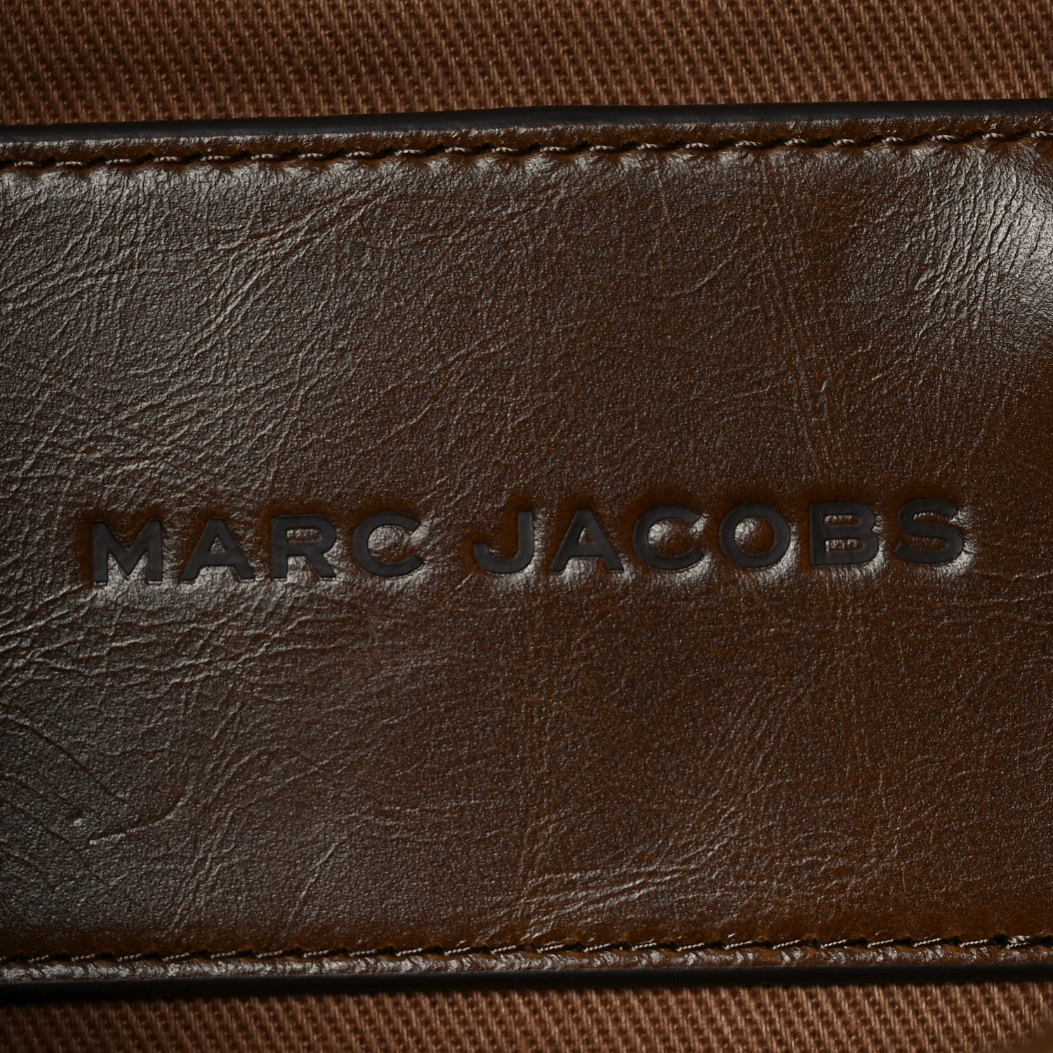 Marc Jacobs Calfskin Suede Patchwork The Sack Bag Brown Multicolor 6 of 9