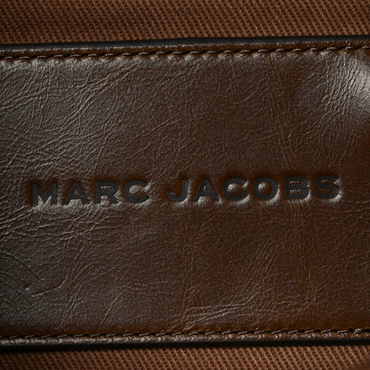 Marc Jacobs Calfskin Suede Patchwork The Sack Bag Brown Multicolor 6 of 9