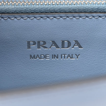 Prada Saffiano City Calfskin Studded Large Elektra Shoulder Bag Astrale Black 6 of 13