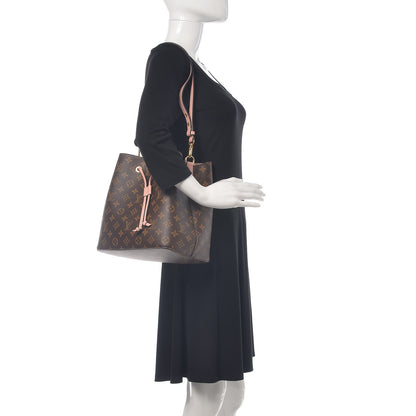 Louis Vuitton Monogram Neonoe MM Rose Poudre 2 of 9
