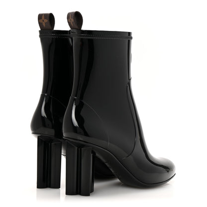 Louis Vuitton Rubber Silhouette Ankle Boots 38 Black 5 of 11