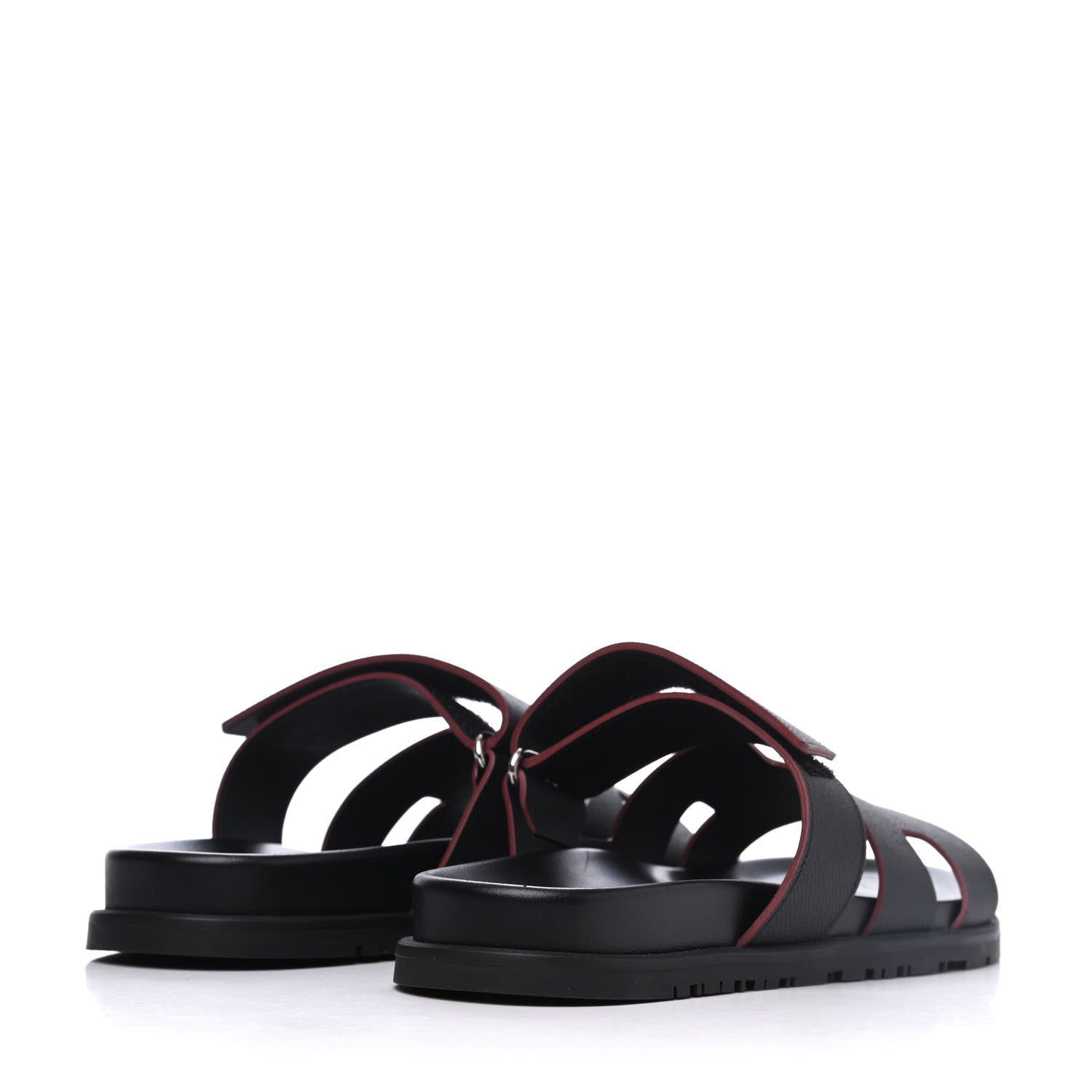 Hermes Epsom Mens Chypre Sandal 41 Black 4 of 15