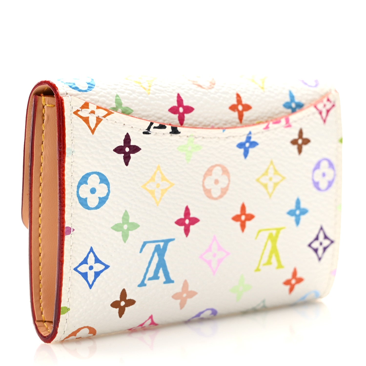 Louis Vuitton Monogram Multicolor Business Card Holder White 3 of 6