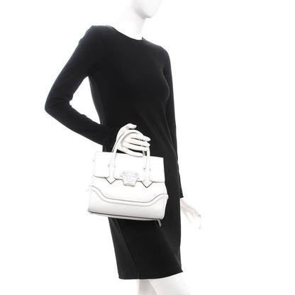 Versace Calfskin Medium Palazzo Empire Bag White 3 of 8