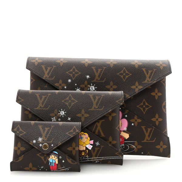 Louis Vuitton Monogram 2023 Christmas Animation Kirigami Pochette