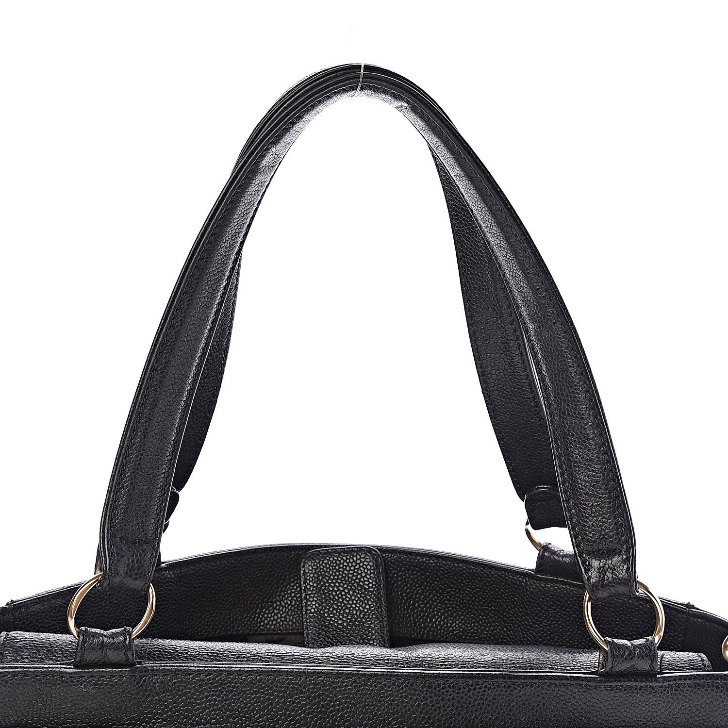 Chanel Caviar CC Tote Black 12 of 14