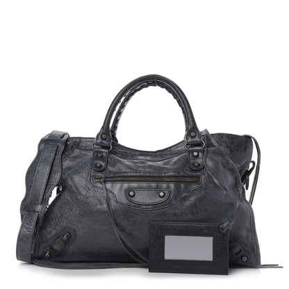 Balenciaga Agneau Classic Hardware City Dark Night 1 of 9