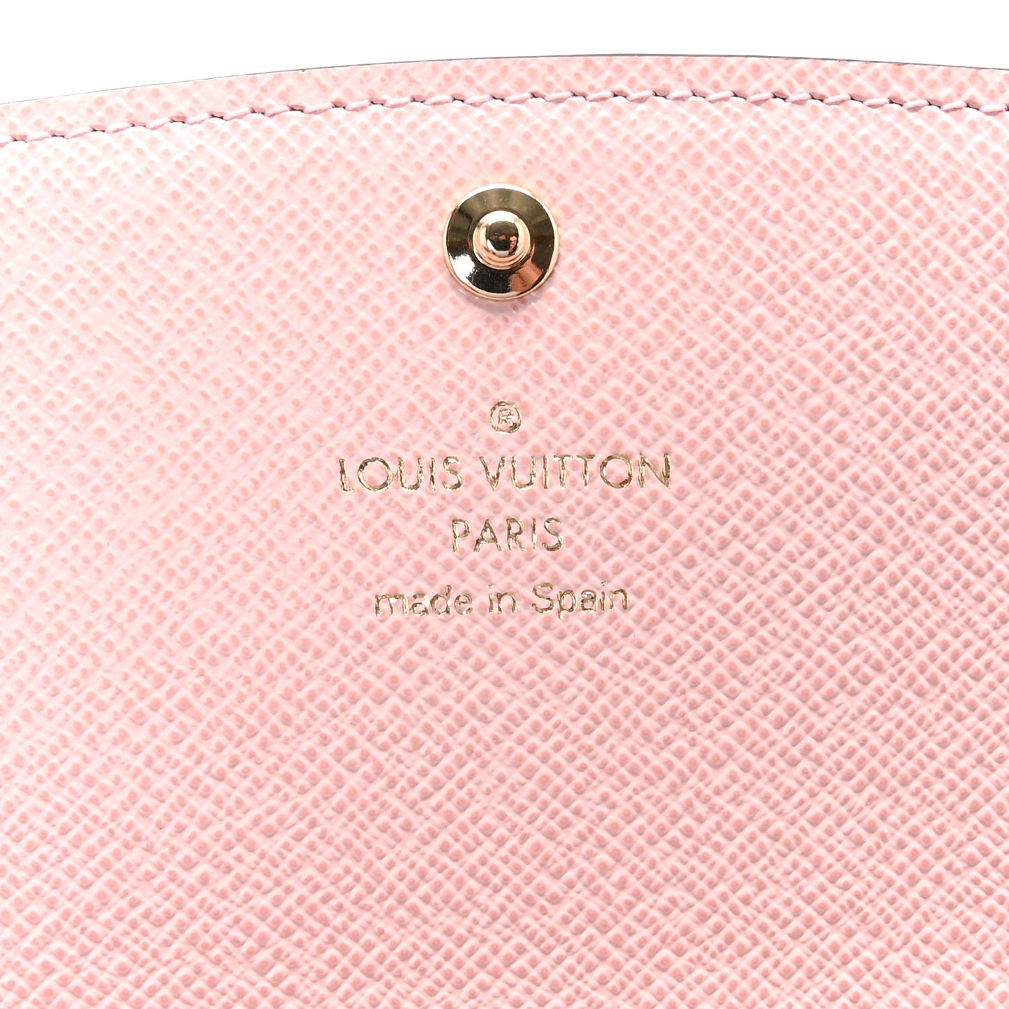 Monogram Emilie Wallet Rose Ballerine