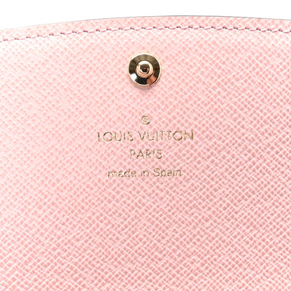 Louis Vuitton Monogram Emilie Wallet Rose Ballerine 6 of 7