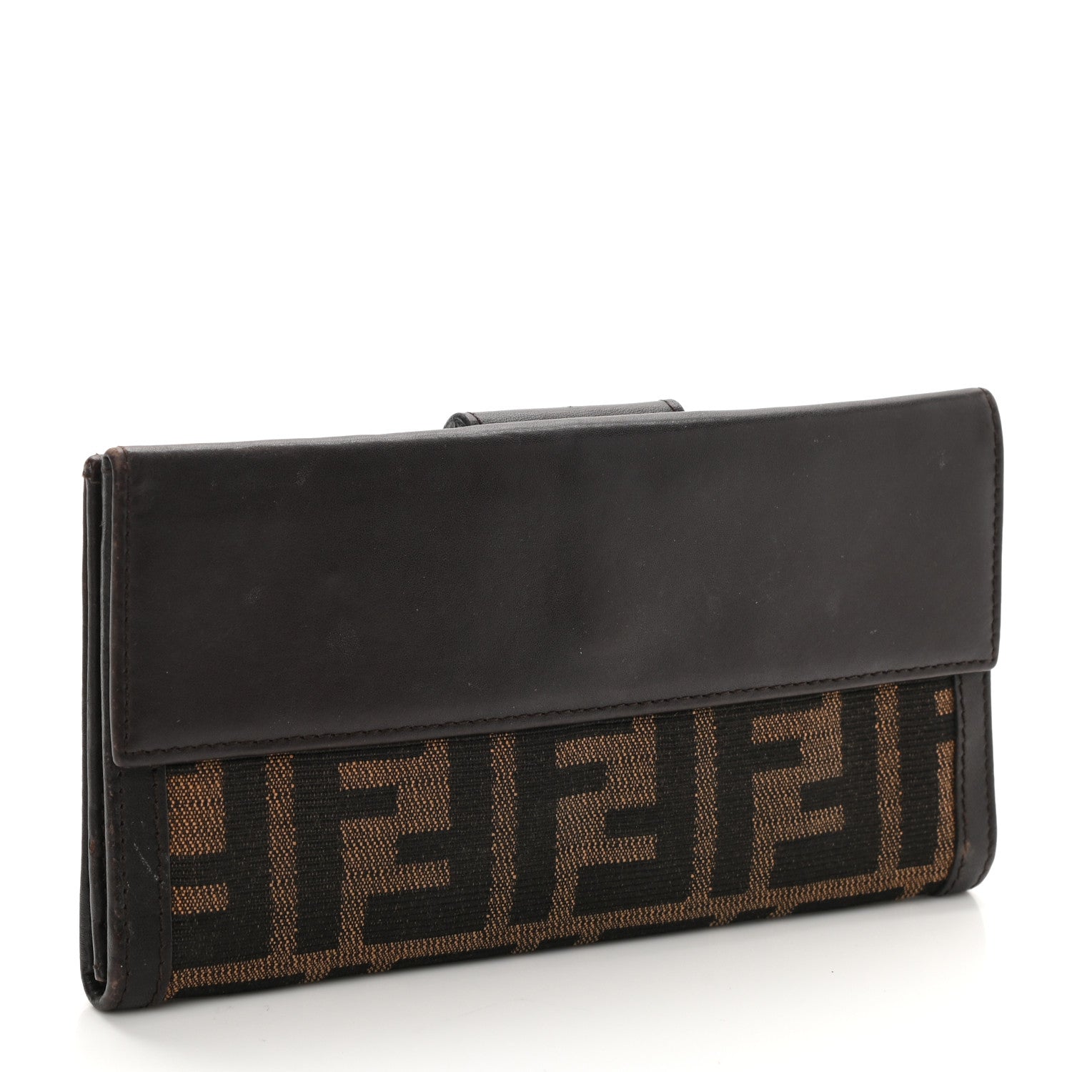 Fendi Zucchino Forever Continental Wallet Tobacco 3 of 8