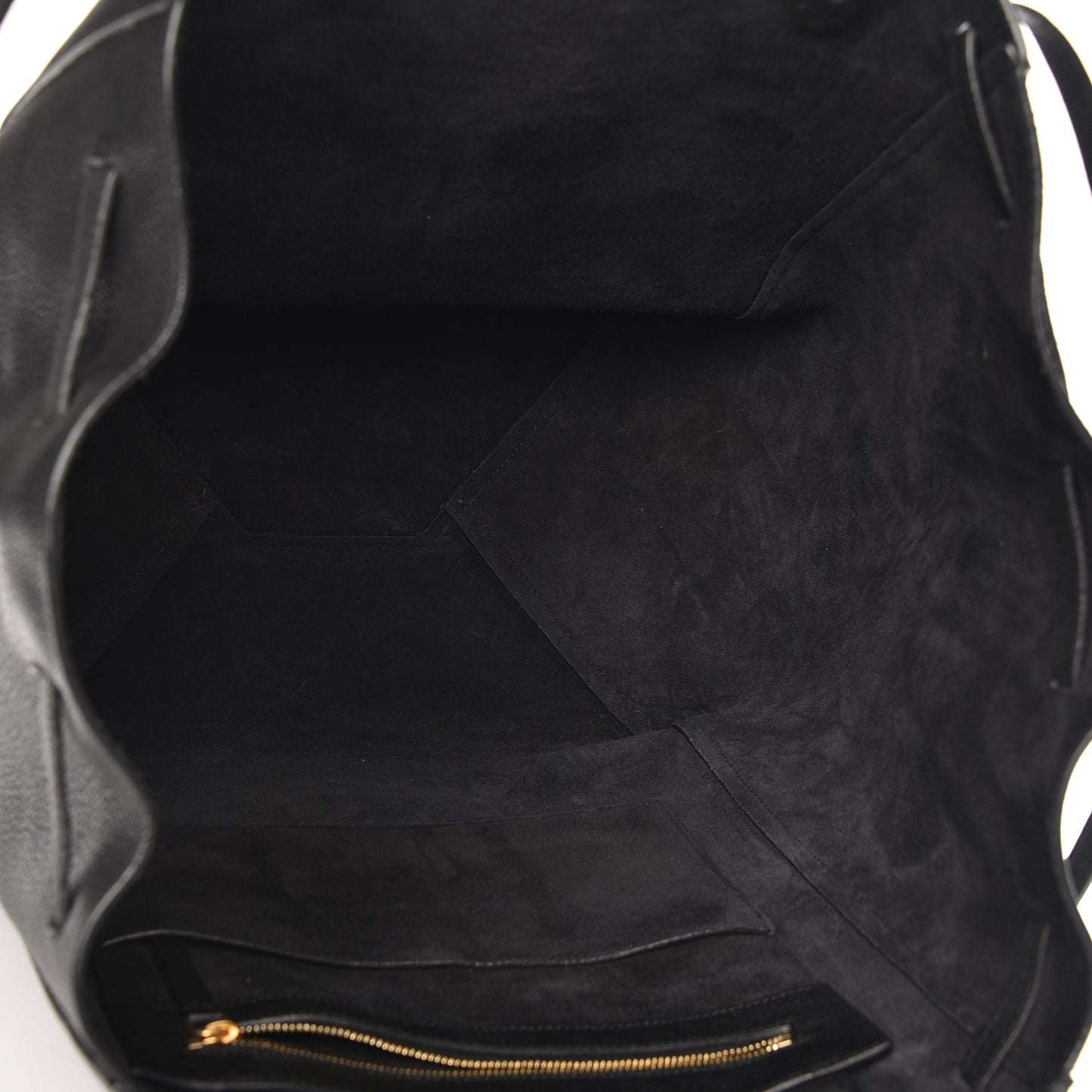 Soft Grained Calfskin Medium Belt Cabas Phantom Black