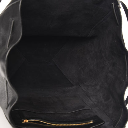 Celine Soft Grained Calfskin Medium Belt Cabas Phantom Black 6 of 9