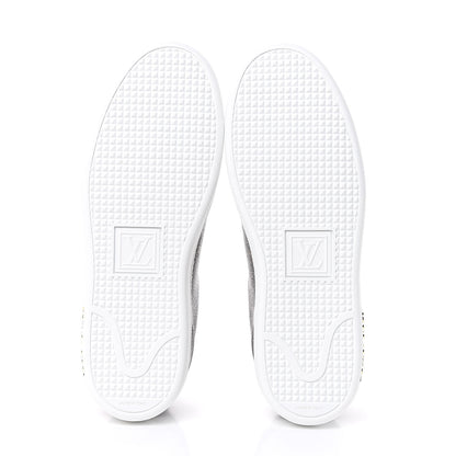 Louis Vuitton Calfskin Monogram LV Black Heart Sneakers 37 Cacao 5 of 9