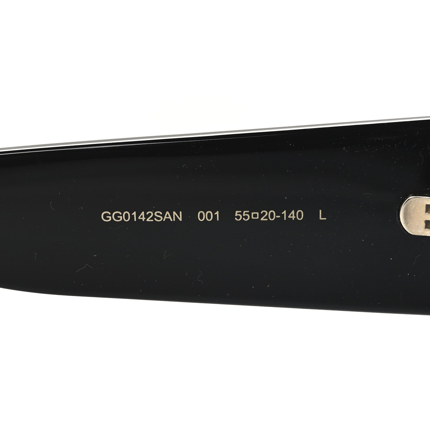 Gucci Acetate Square Frame Sunglasses GG0142SAN Black 5 of 7