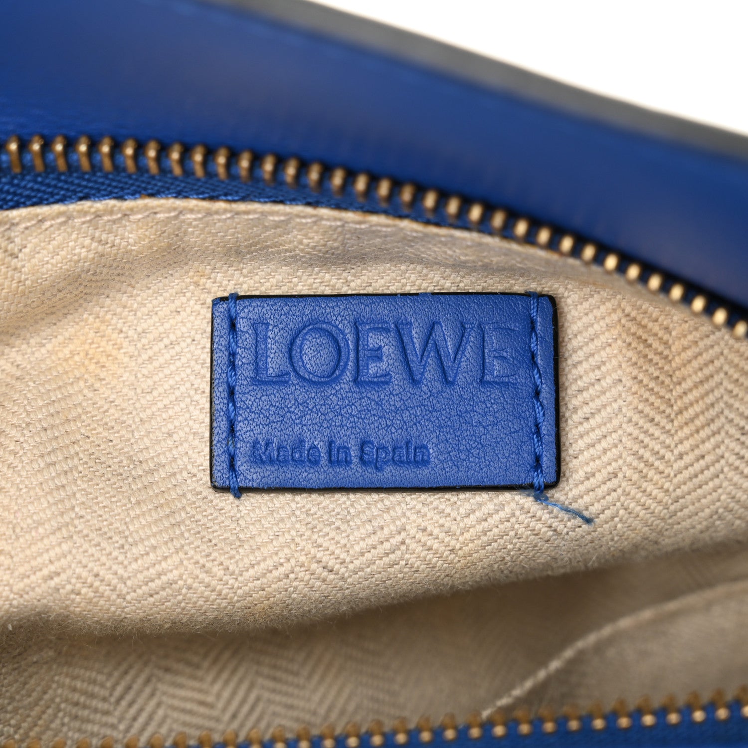 Loewe Calfskin Small Puzzle Bag Electric Blue 7 of 13
