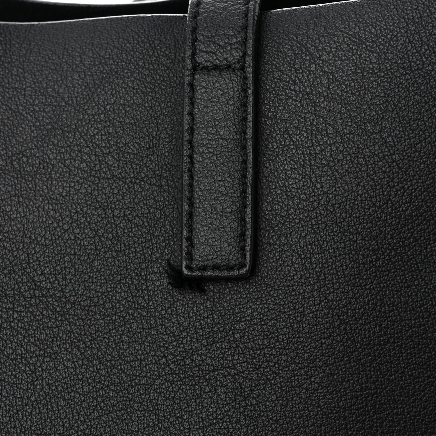 Calfskin Large Shopping Tote Black