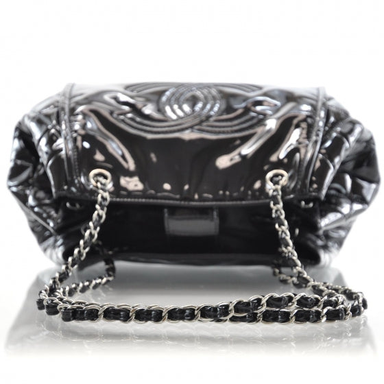 Chanel Vinyl Lipstick Tote Black 5 of 9