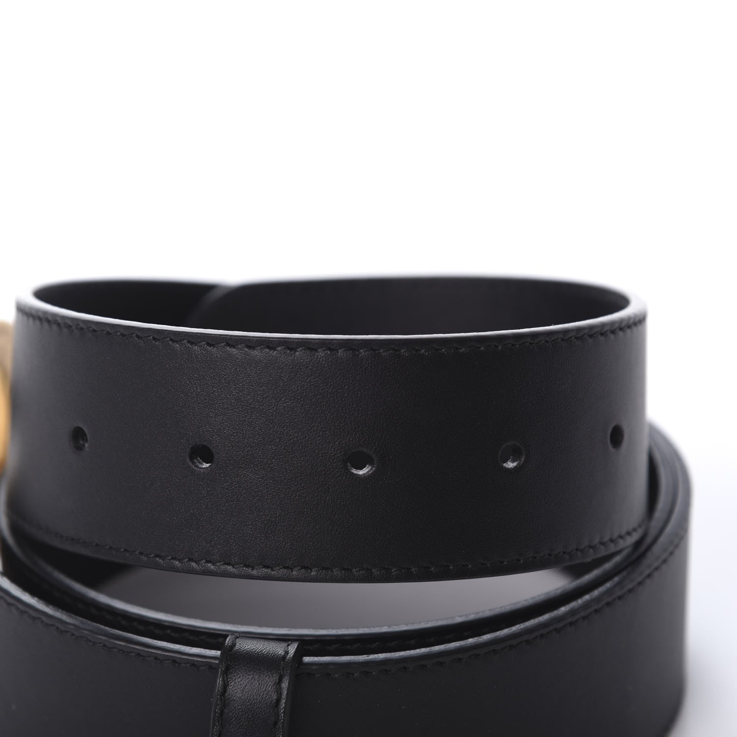 Gucci Calfskin Double G 40mm Belt 90 36 Black 3 of 5