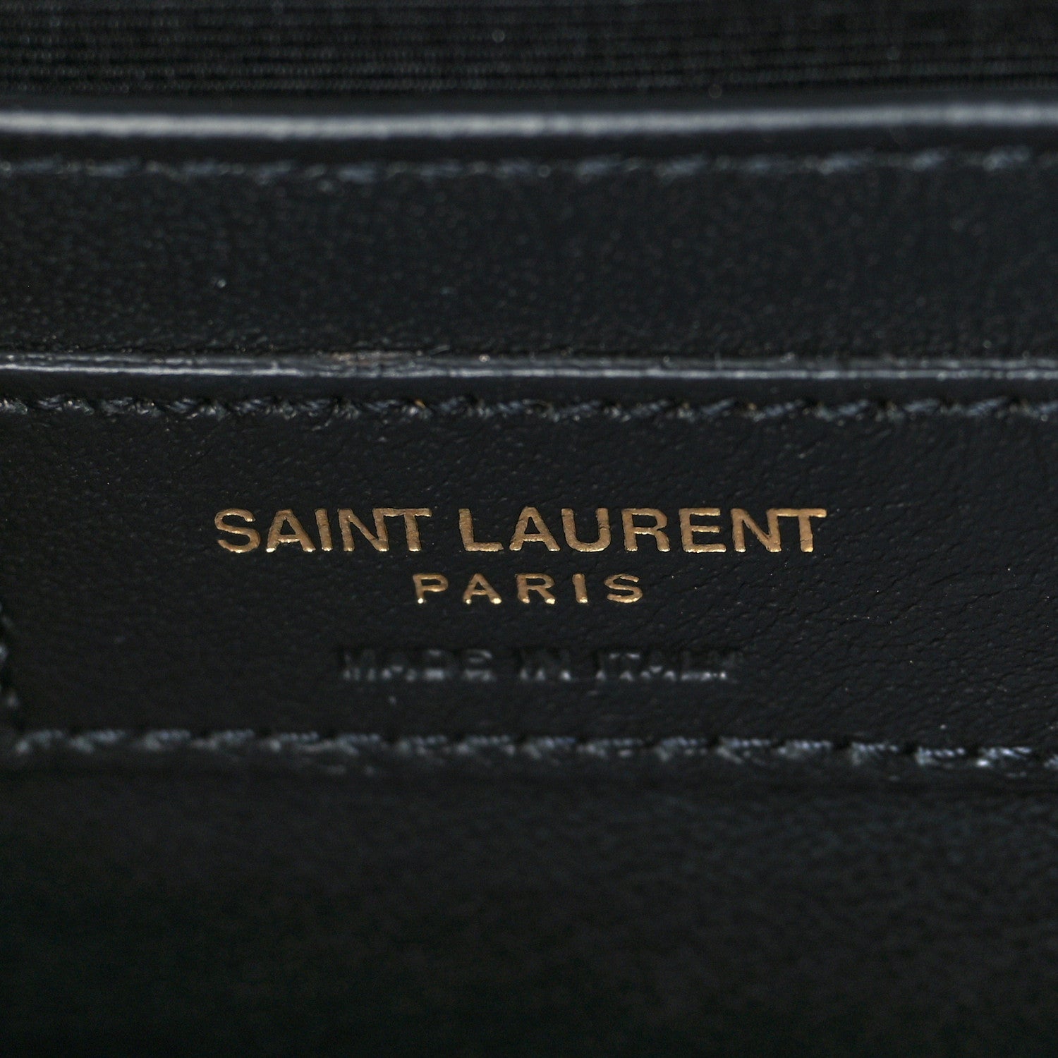 Saint Laurent Grain De Poudre Medium Classic Monogram Kate Satchel Black 6 of 9