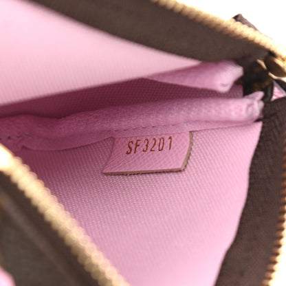 Louis Vuitton Monogram 2021 Christmas Animation Japanese Garden Mini Pochette Accessories Wisteria Pink 7 of 10