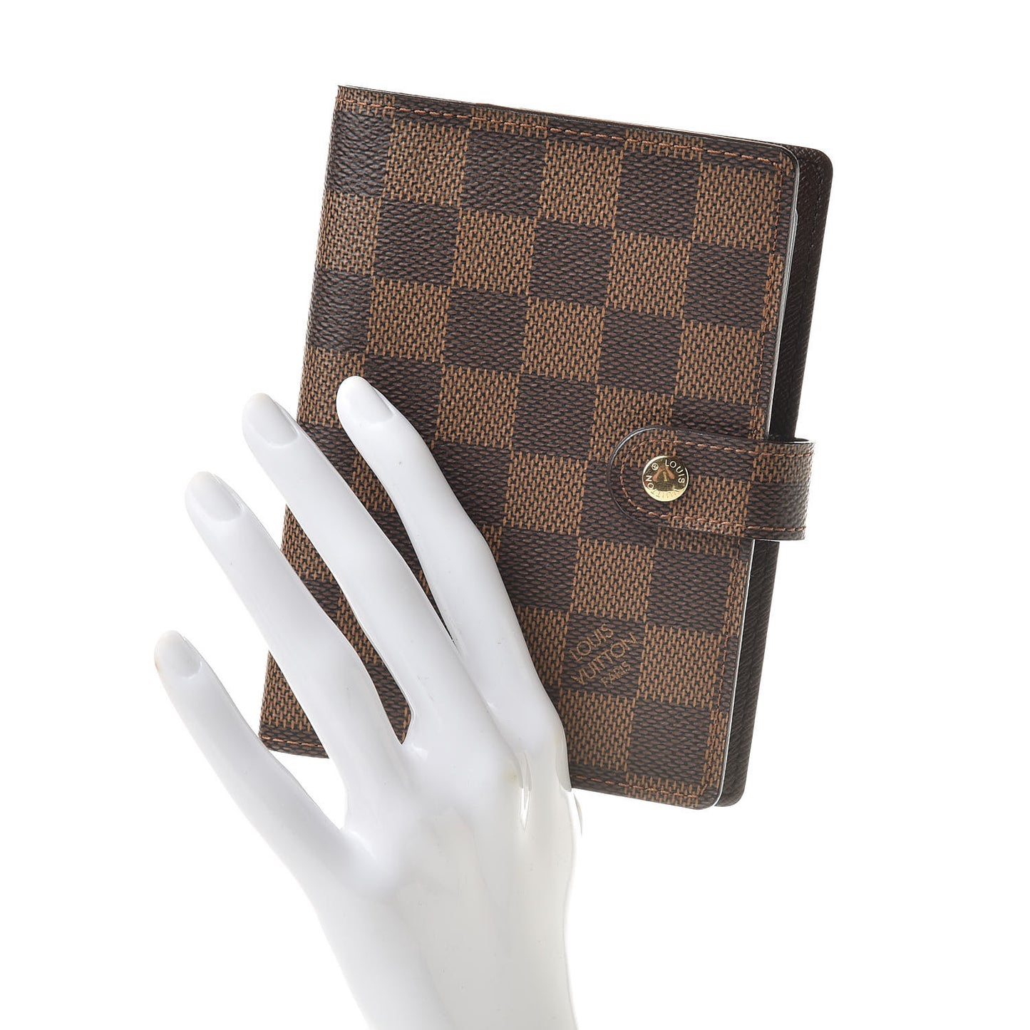 Damier Ebene Small Ring Agenda Cover