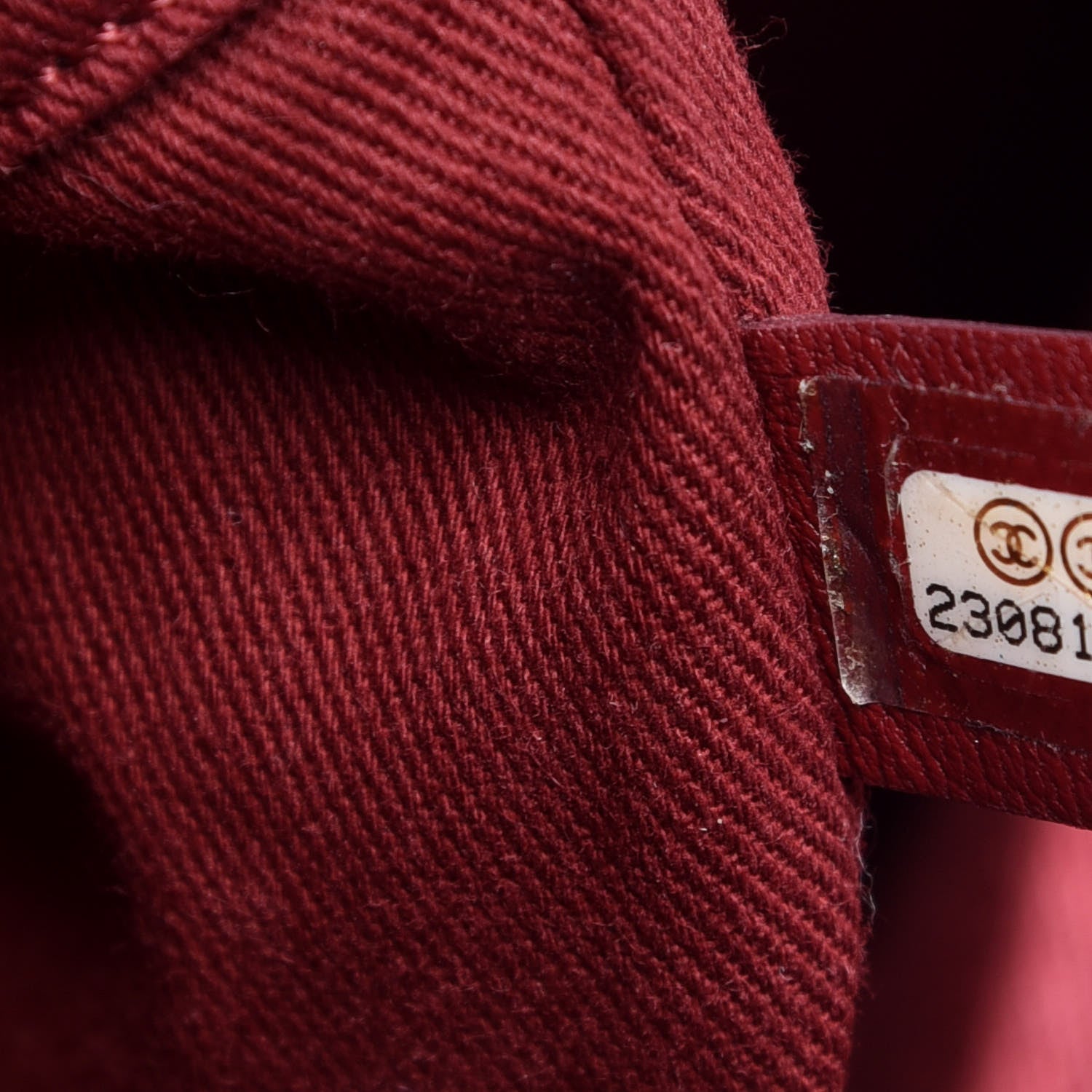 Chanel Canvas Large Deauville Tote Red 9 of 16
