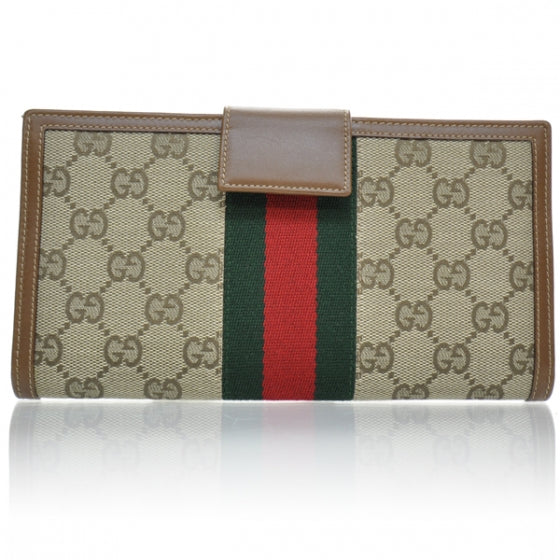 Monogram Signature Web Continental Wallet