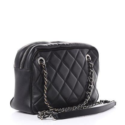 Chanel Calfskin Quilted Small Ballerine Camera Case Black 3 of 19