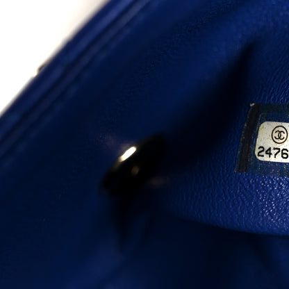 Chanel Lambskin Quilted Mini Square Flap Blue 8 of 12