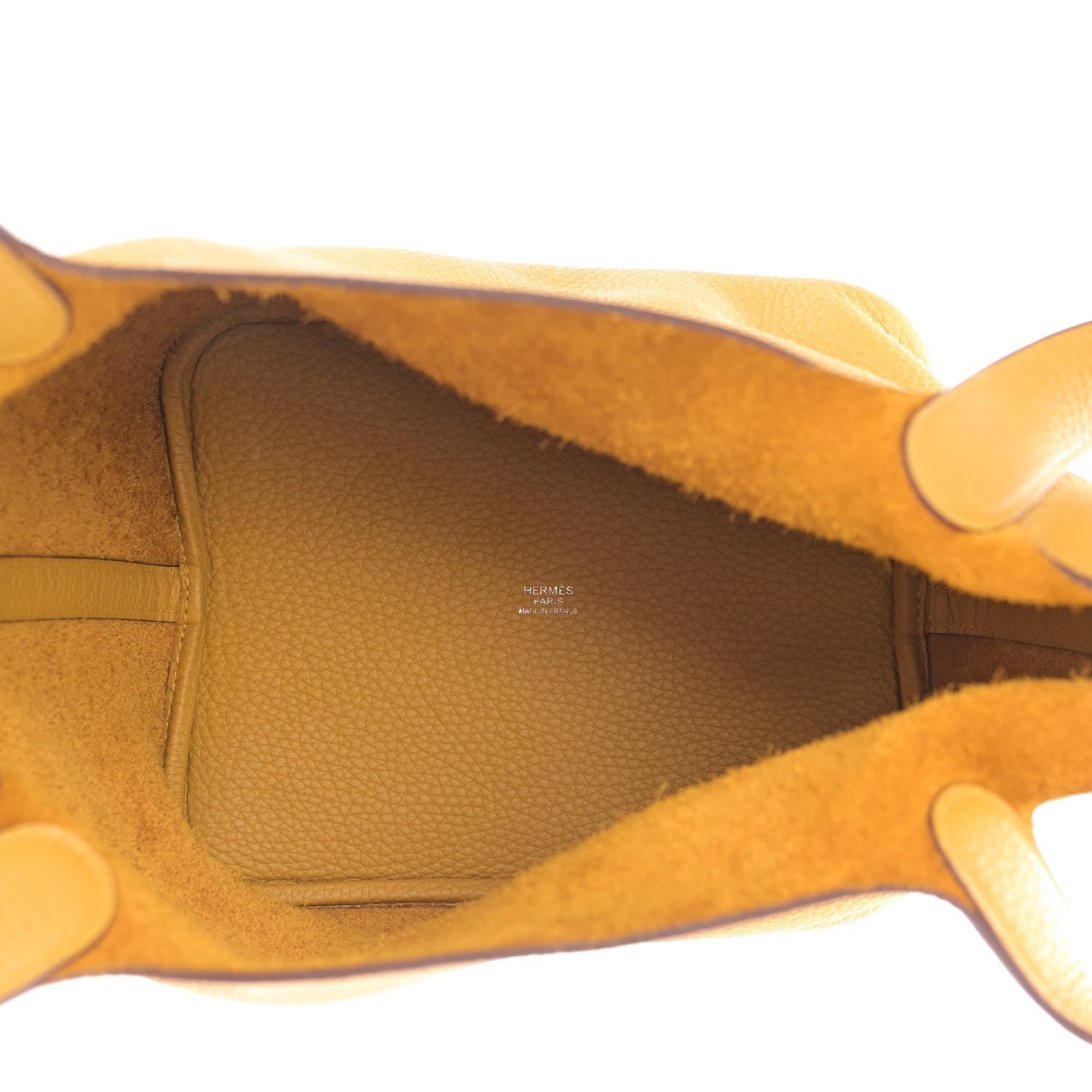 Hermes Taurillon Clemence Picotin Lock 22 MM Jaune Ambre 4 of 9