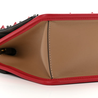 Fendi Calfskin F is Fendi Studded Small Kan I Shoulder Bag Tan 9 of 12