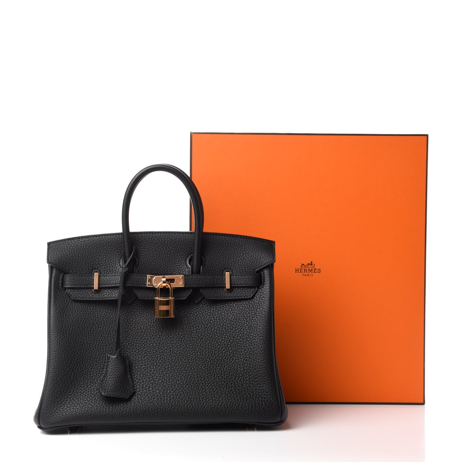 Hermes Togo Birkin 25 Black 11 of 11
