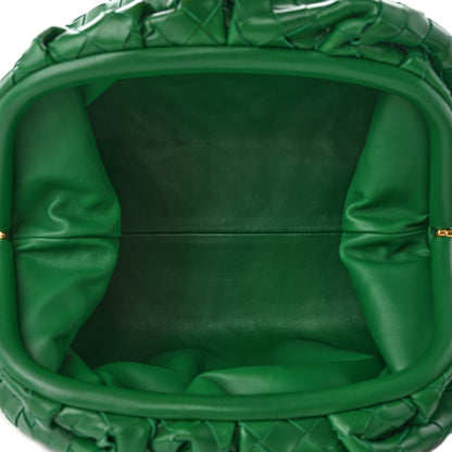 Bottega Veneta Nappa Maxi Intrecciato The Pouch Oversized Clutch Racing Green 5 of 10