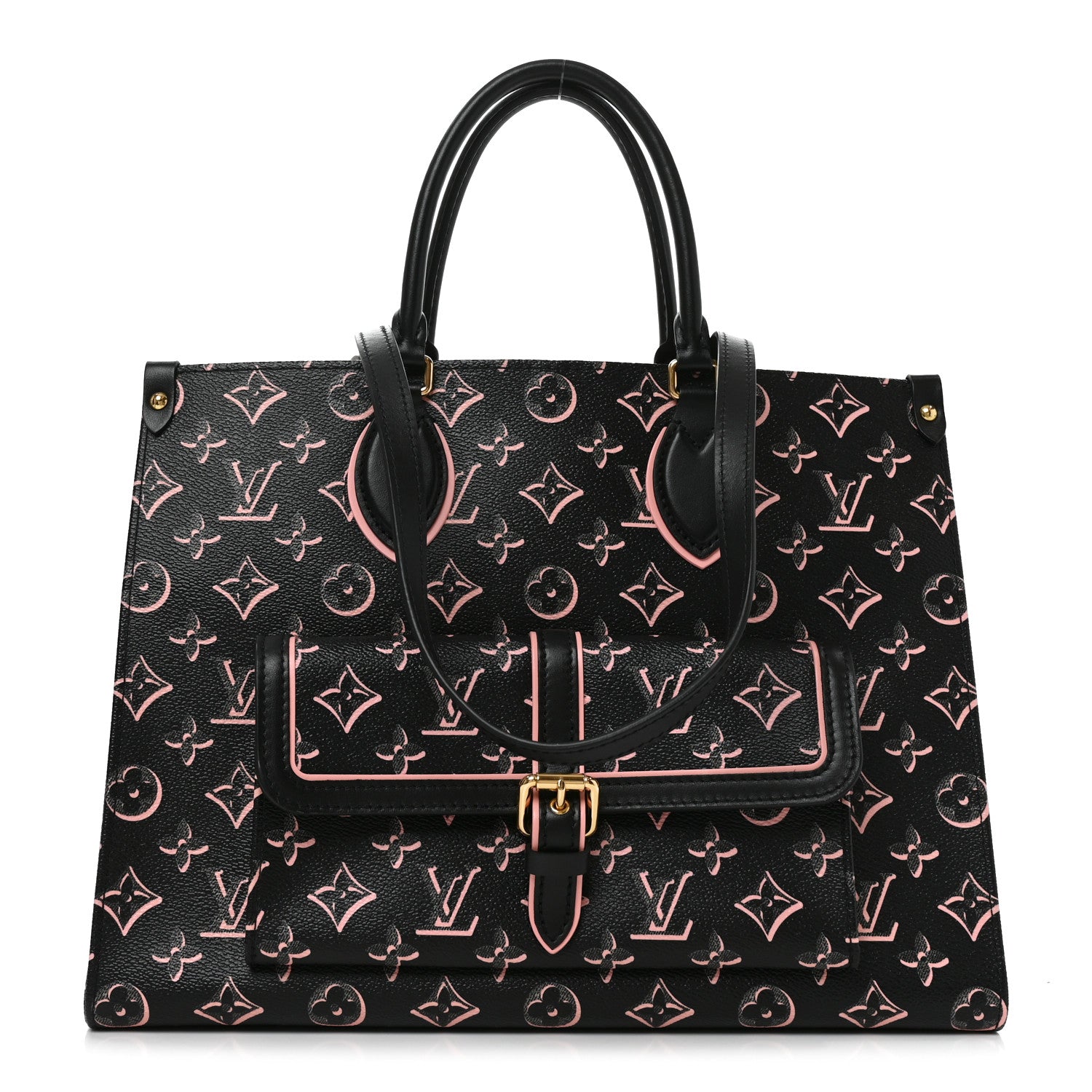 Louis Vuitton Monogram Fall For You Neverfull MM Black 1 of 9