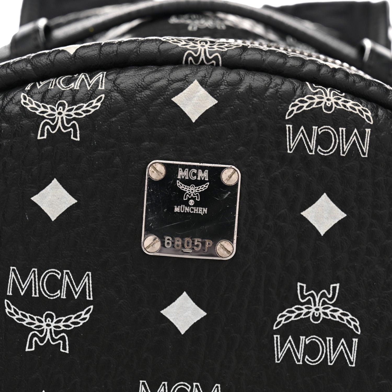 MCM Visetos Medium Stark Backpack Black 1833302 – FASHIONPHILE