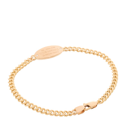 Tiffany 18K Rose Gold Diamond Return To Tiffany Oval ID Bracelet 2 of 4