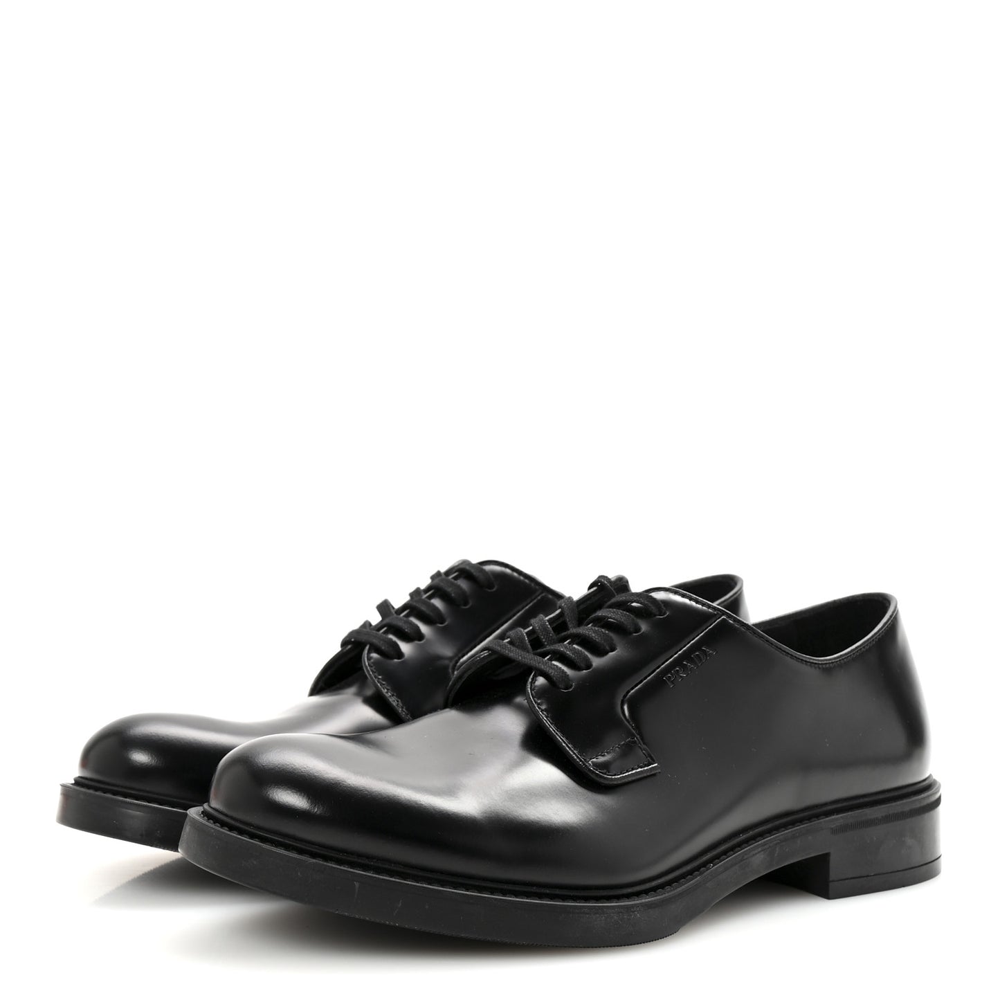 Spazzolato Mens Derby Loafers 8 Black