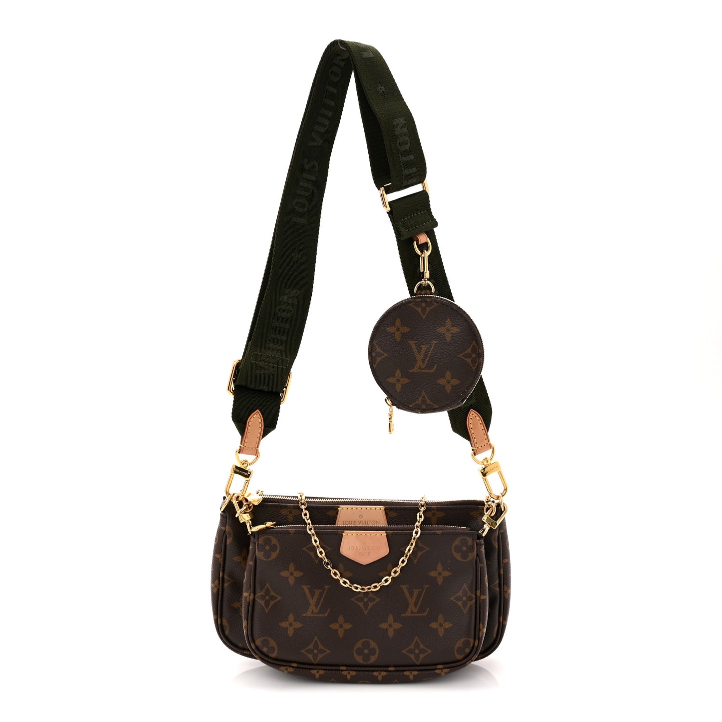 Monogram Multi Pochette Accessories Kaki