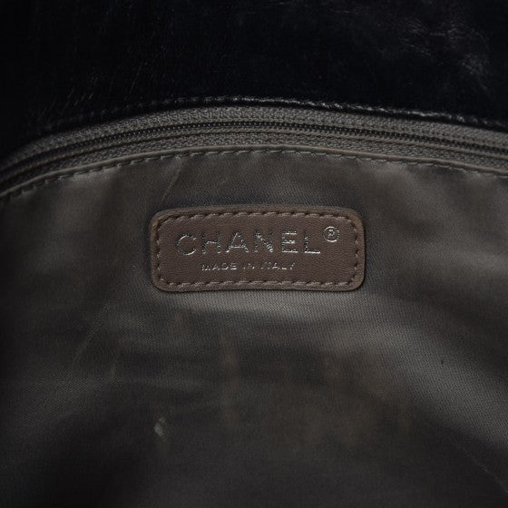 Chanel Glazed Calfskin Twisted Maxi Flap Black 6 of 12