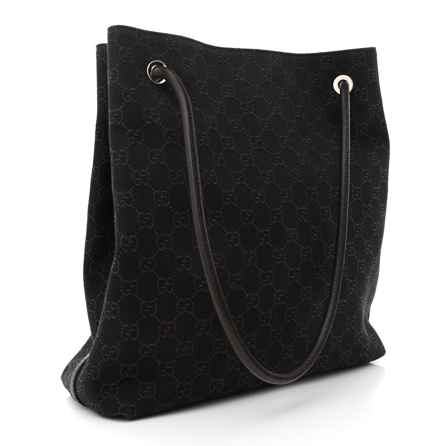 Gucci Canvas Monogram Gifford Shopping Tote Brown 3 of 14