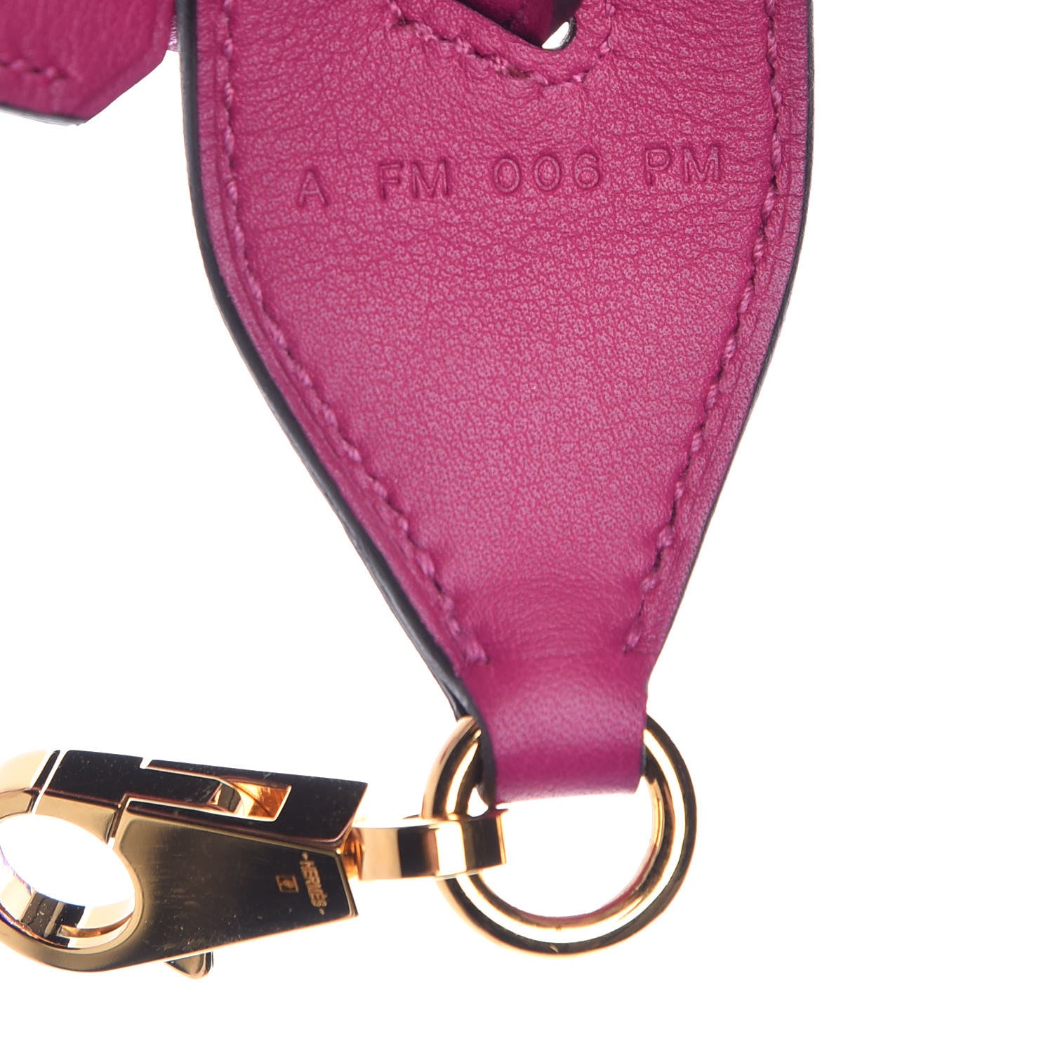 Hermes Swift 38mm Etiquette Shoulder Strap Rose Pourpre 3 of 5