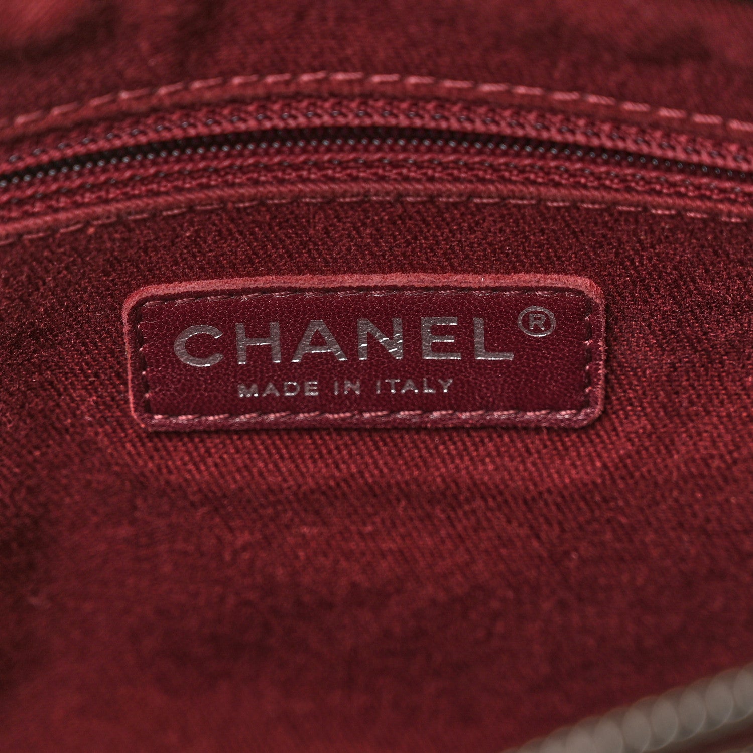 Chanel Lambskin Quilted CC Shopping Tote Black Rose Clair 6 of 9
