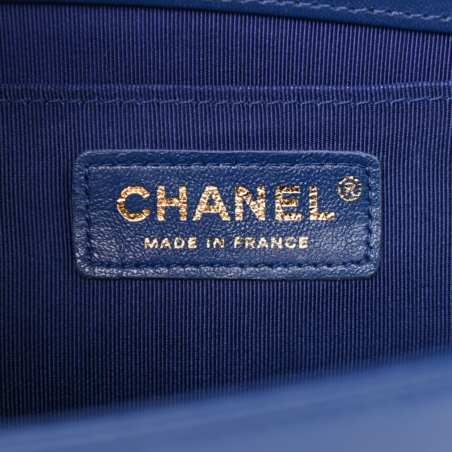 Chanel Lambskin Quilted Medium Boy Flap Blue 6 of 12