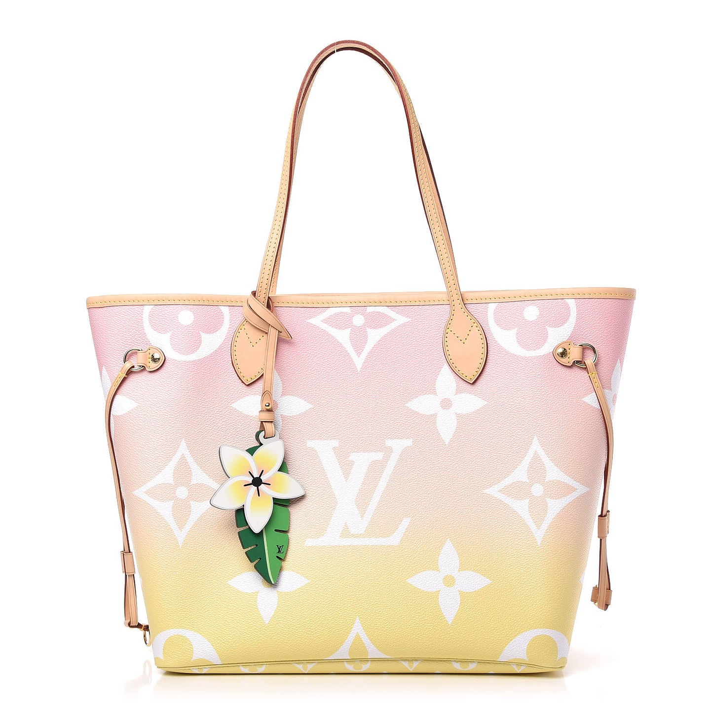 Monogram Giant By The Pool Neverfull MM Light Pink