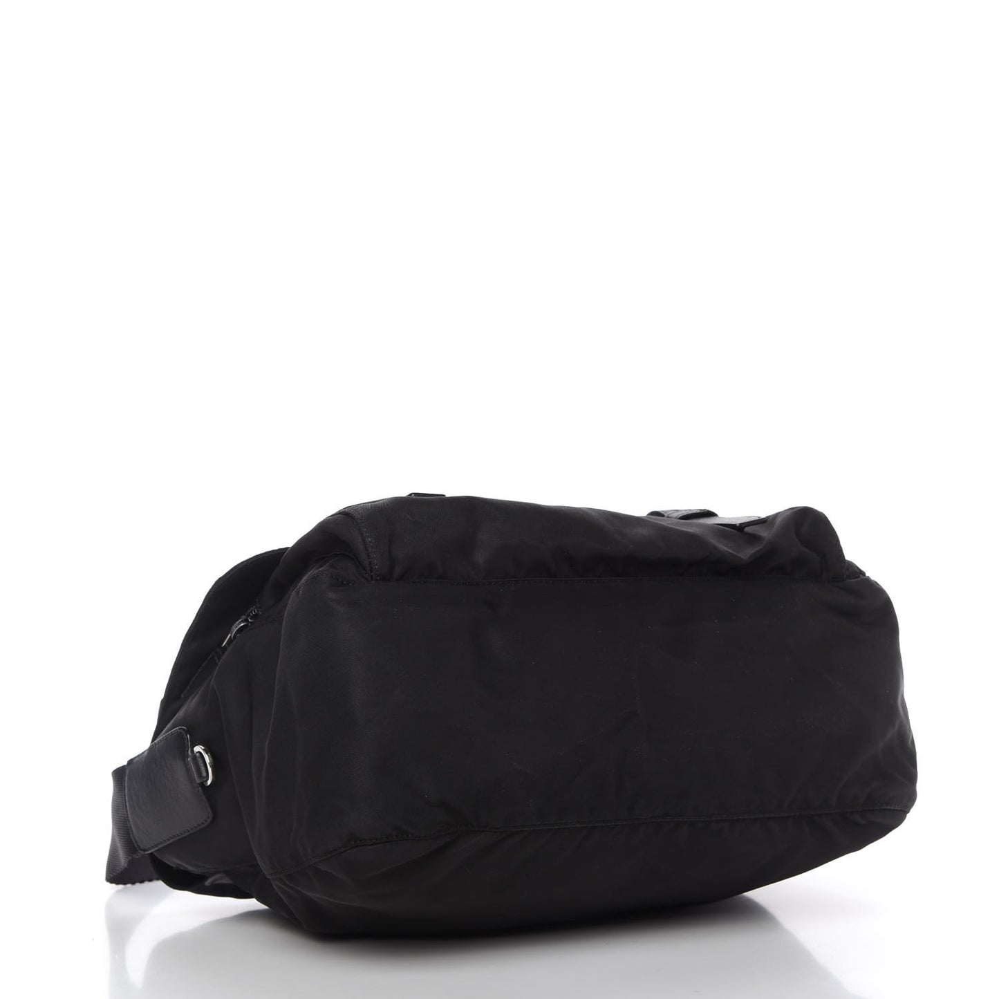 Tessuto Nylon Vela Messenger Bag Black