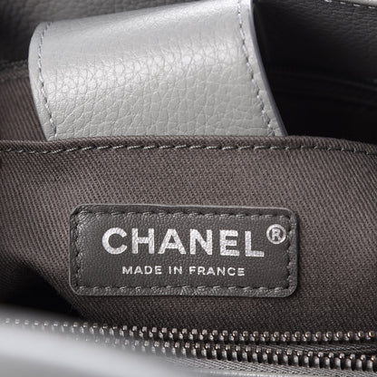 Chanel Grained Calfskin Small Neo Executive Shopper Tote Grey 7 of 8