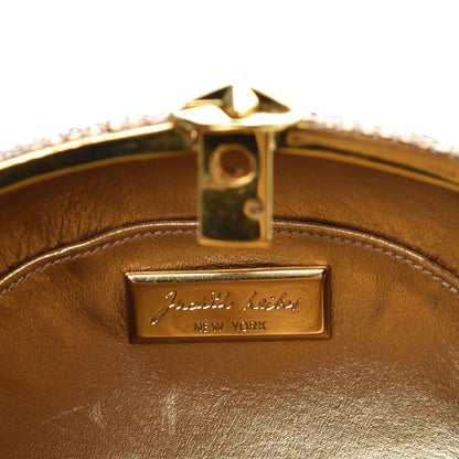 Judith Leiber Crystal Moon and Stars Minaudiere Clutch Gold 8 of 9