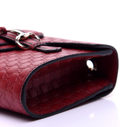 Gucci Soft Microguccissima Mini Emily Chain Shoulder Bag Rosso 7 of 11