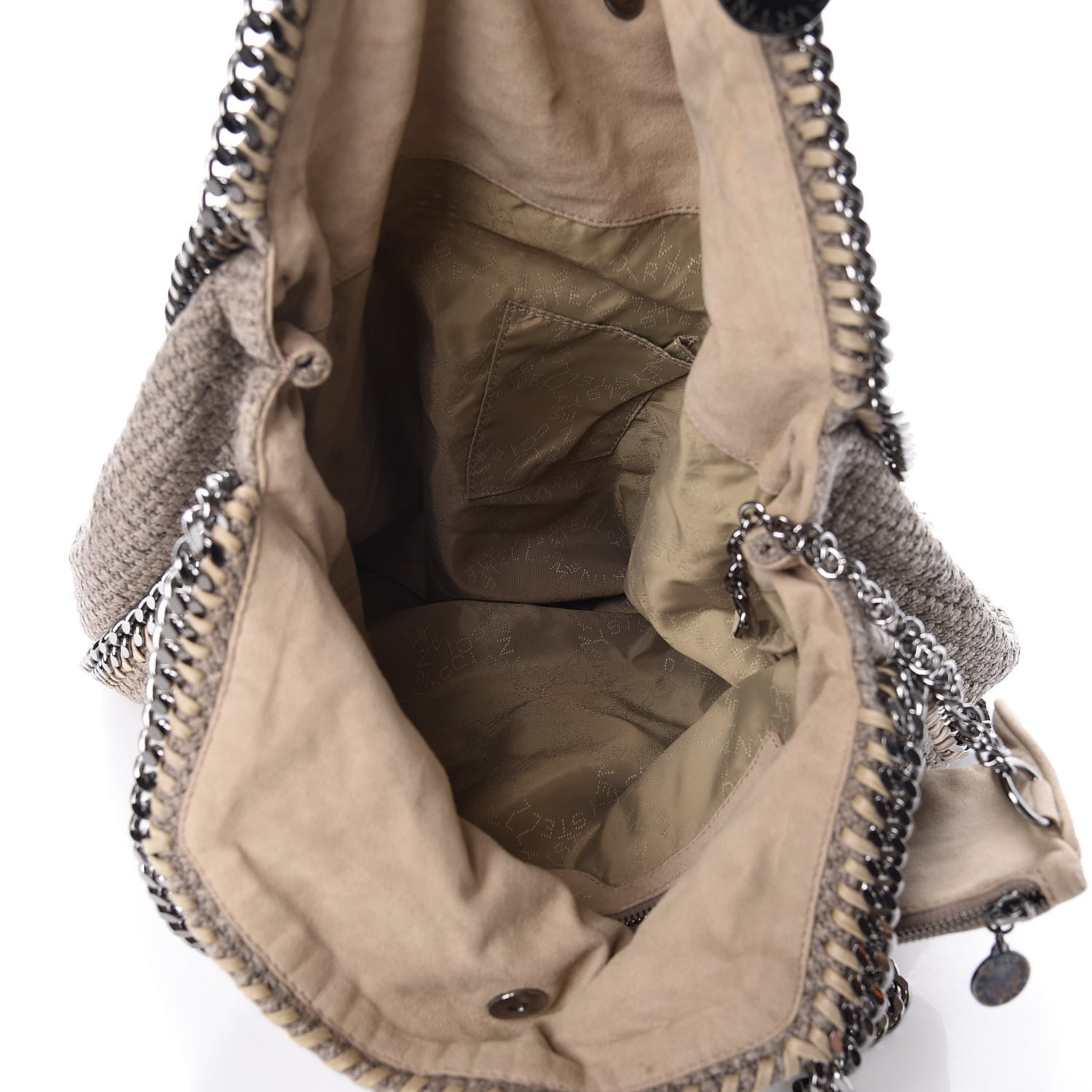 Stella McCartney Tricot Big Falabella Tote Beige 7 of 9