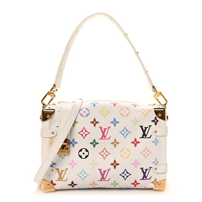 Louis Vuitton LV x TM Cowhide Monogram Multicolor Side Trunk MM White 1 of 9